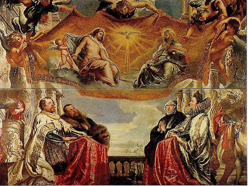 Peter Paul Rubens The Gonzaga Family Adoring the Trinity (mk01) China oil painting art
